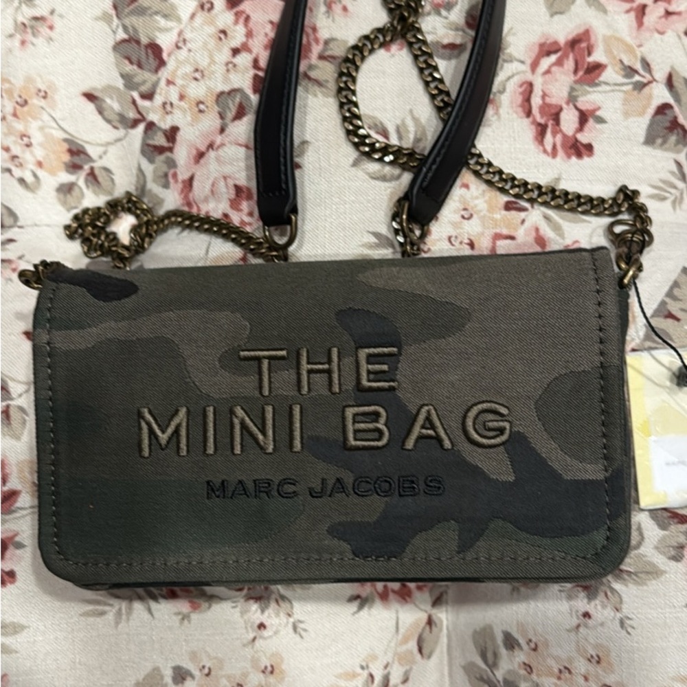 Marc Jacobs Green Camouflage Tote